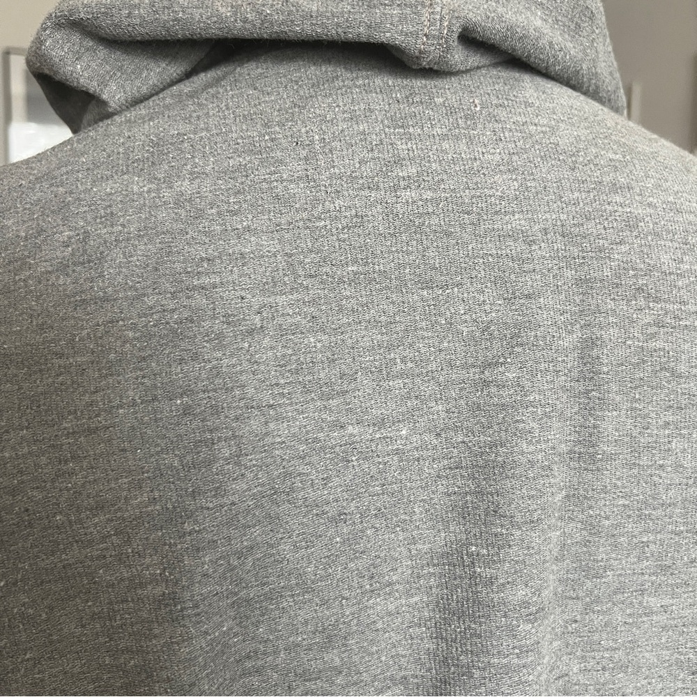 VTG Urban Outfitters Cape Gray SZ M/L Zip-Up Hoodie Hipster Retro Pockets Boho - Picture 6 of 16